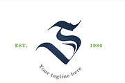 S callygraphic logotype, a Branding & Logo Template by Alexandra De Angelis (Thumbnail 5 of 5)