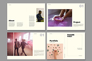 Minimal Portfolio with Beige Accents, a Brochure Template by wavebreak (Thumbnail 1 of 2)