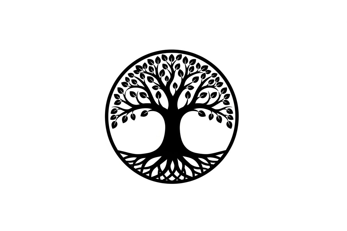Sacred Tree of Life Vector Bundle, an Illustration by Designs_River (Photo 2 of 51)