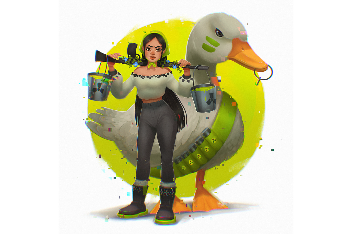 Bio-weapons HIGH RES, an Illustration by tubik shop