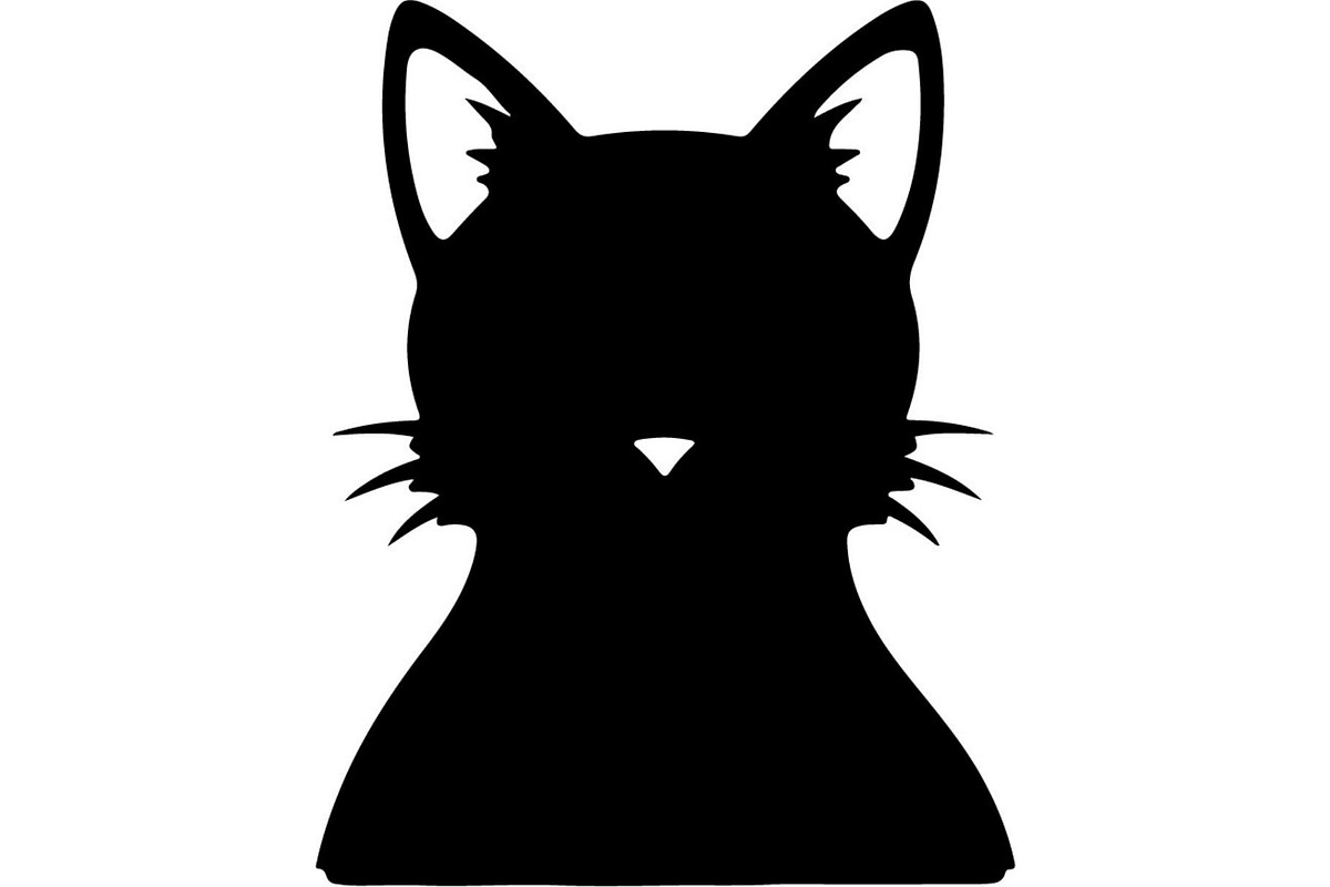 Cute Cat Silhouette Vector Mega, an Animal Illustration by Designer_Momina (Photo 26 of 31)