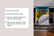 Frame Mockups In Living Room SISSY, a Household Mockup by Bonumo (Thumbnail 1 of 12)