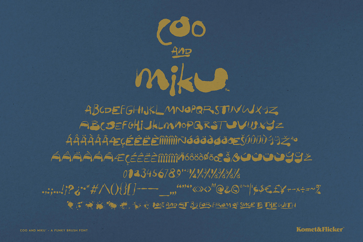Coo and Miku, a Font by Komet & Flicker (Photo 13 of 13)