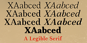 XAabced, a Serif Font by Ingrimayne Type (Thumbnail 1 of 9)