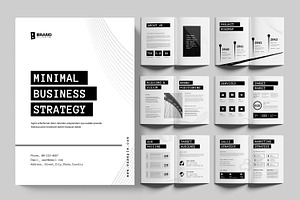 Minimal Business Strategy, a Brochure Template by ContestDesign