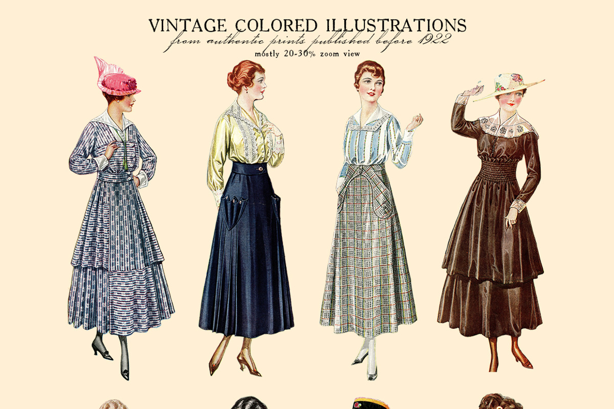 36 Ladies Colored Illustrations 1, an Illustration by Unember (Photo 4 of 4)