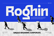 Roghin - Branding Corporate Font, a Sans Serif Font by TokoPress (Thumbnail 1 of 13)