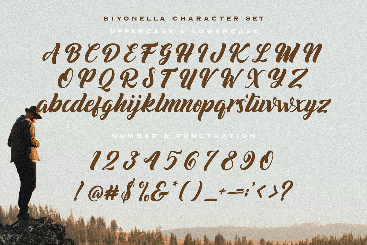 Biyonella - Retro Bold Script Font, a Script Font by StringLabs (Photo 11 of 13)