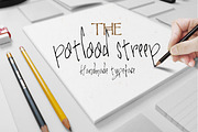 potlood streep, a Script Font by jakyje (Thumbnail 1 of 4)
