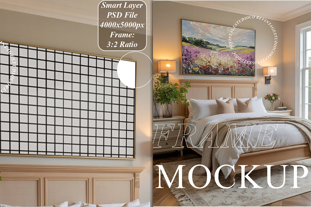 Art & Poster Frame Mockup Set, a Household Mockup by RevintageStudio (Photo 6 of 8)