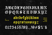 Cathdra - Gothic Blackletter Font, a Blackletter Font by Indotype Foundry (Thumbnail 2 of 10)