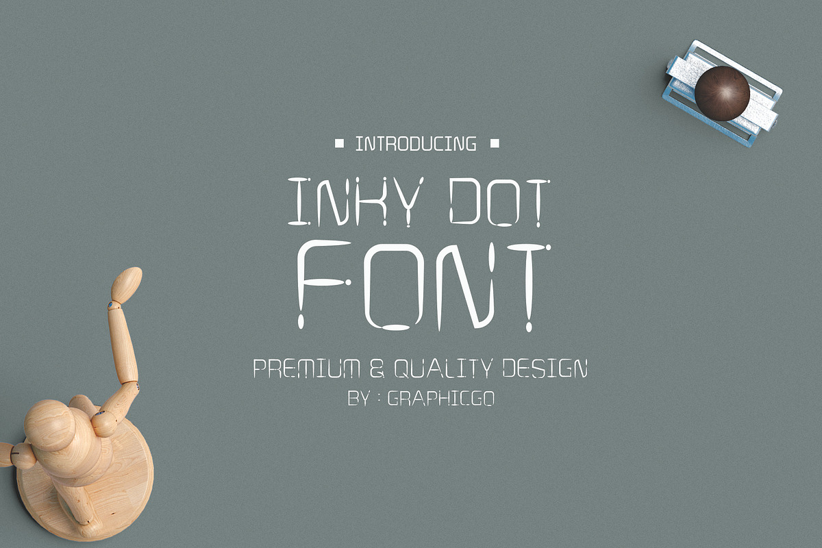 Inky Dot Font