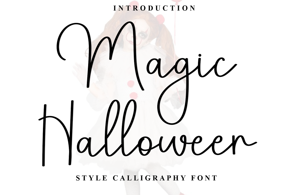 Magic Halloween, a Handwritten Font by FreshTypeINK (Photo 1 of 8)