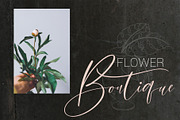 Bomtrys Script Font & Illustrations, a Script Font by CallMeStasia (Thumbnail 10 of 13)