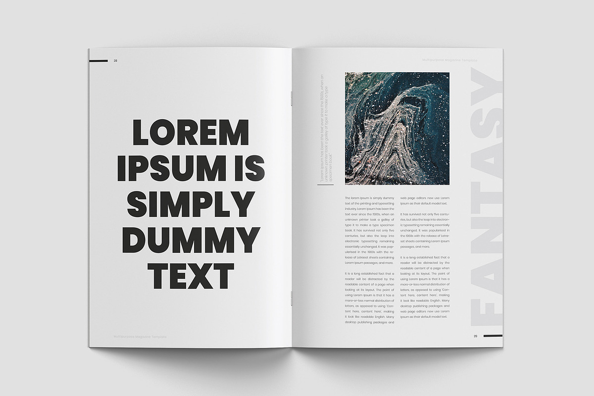Fantasy Magazine Template, a Magazine Template by Amit Debnath (Photo 10 of 15)