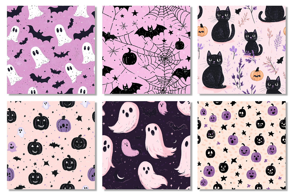 Halloween Seamless Digital Paper, a Texture Graphic by Dream Creation (Photo 7 of 7)