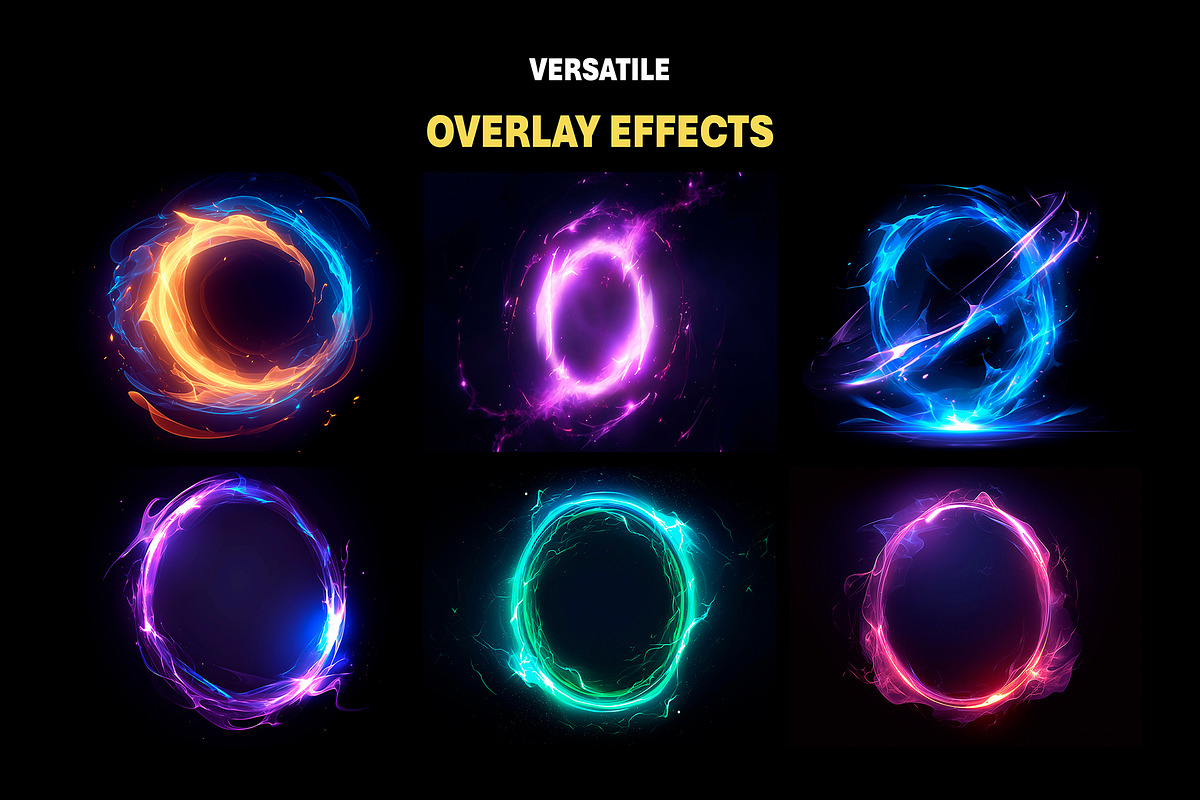 200+ Magic Circle Overlay Effects, an Object Graphic by Mikel Blazgad (Photo 2 of 11)