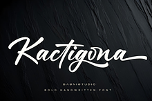 Kactigona – Bold Handwritten Font