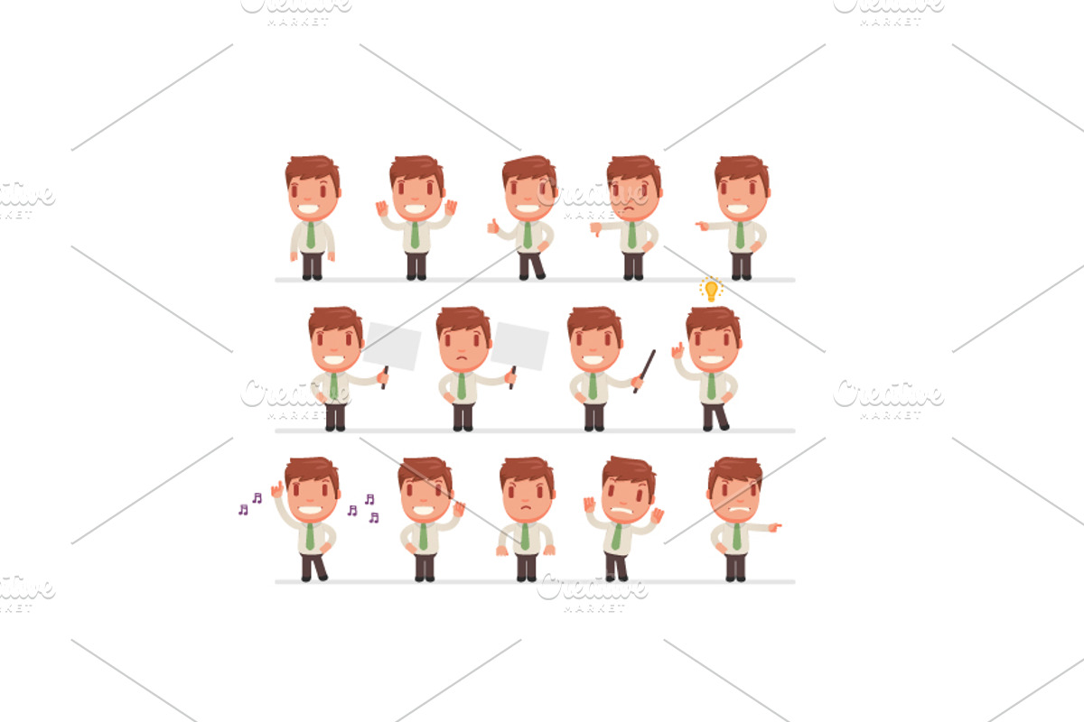 Character poses set 6, a Person Illustration by Beatriz Gascón (Photo 2 of 4)