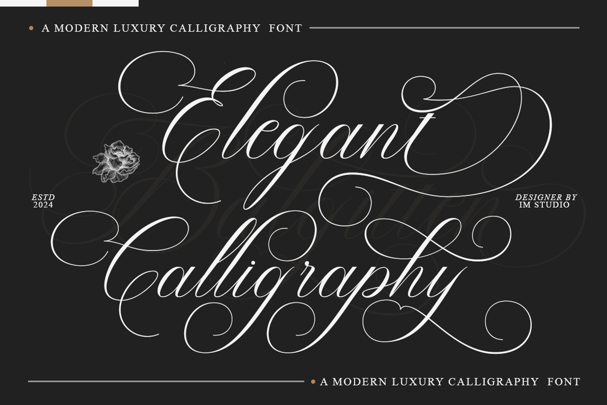 Balgitten Script, a Script Font by IM Studio (Photo 6 of 8)