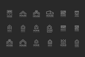 Real Estate Logo Bundle Set