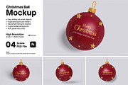 Christmas Ball Mockup Bundle Set, a Merchandise Mockup by Rielismee (Thumbnail 1 of 5)