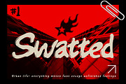 Cuffs Distressed Noise Display Font, a Handwritten Font by dansdesign (Thumbnail 8 of 9)