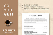 Student Nurse Resume Template, a Resume Template by ResumeInventor (Thumbnail 8 of 9)