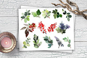 4-in-1 Watercolor Christmas Set, a Card Template by Karma (Thumbnail 12 of 34)