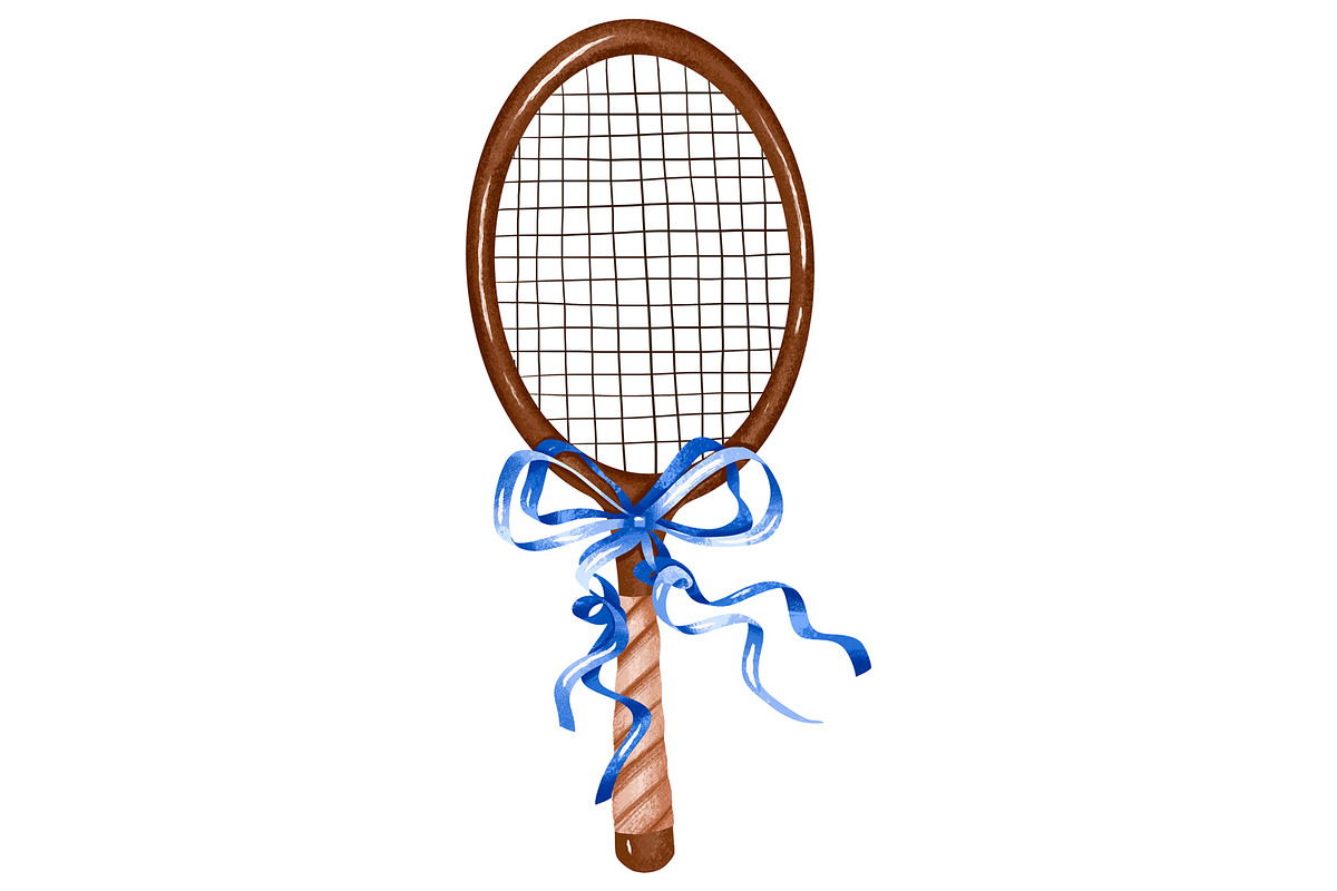 Hand Drawn Tennis Clipart Set, an Object Graphic by the_myro (Photo 9 of 13)