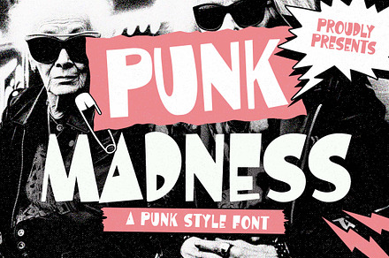 Punk Madness a Punk Style Font