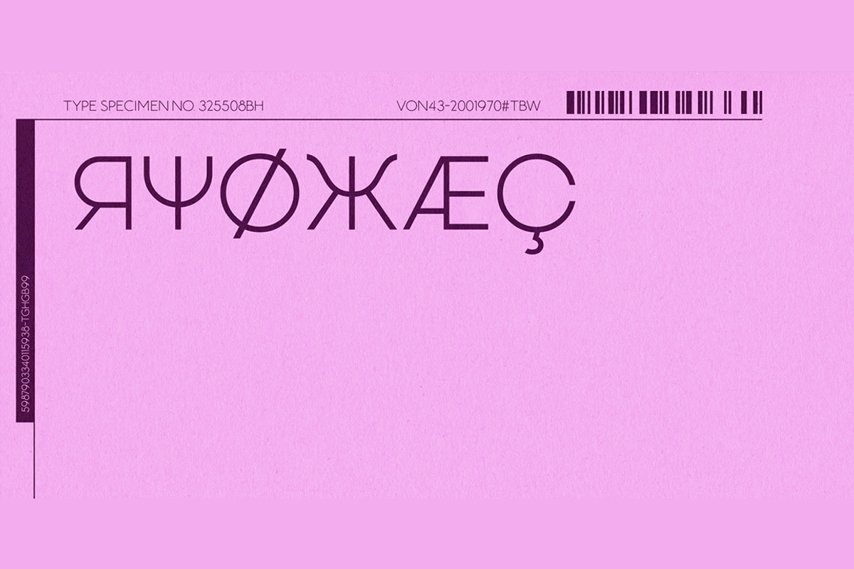 Vonique 43, a Sans Serif Font by Sharkshock (Photo 5 of 5)