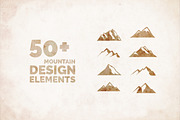 50+ Mountain Icon Graphics, an Icon by Calvin Weibel (Thumbnail 1 of 5)