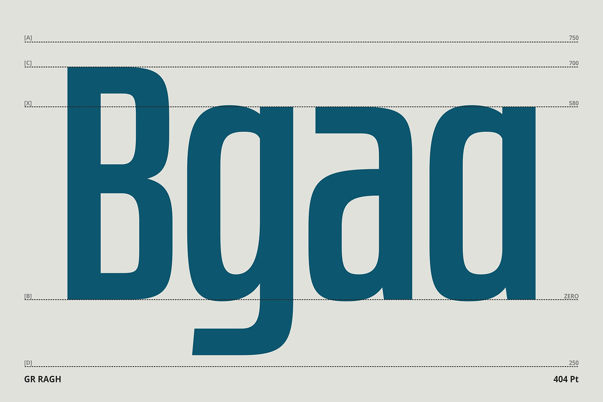 GR RAGH - Condensed Display Typeface, a Sans Serif Font by Garisman Std (Photo 11 of 13)
