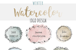 Watercolor Brush TextureWinter