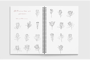 Line Art Protea Flower Elements, an Illustration by CL Creative Studio (Thumbnail 2 of 12)