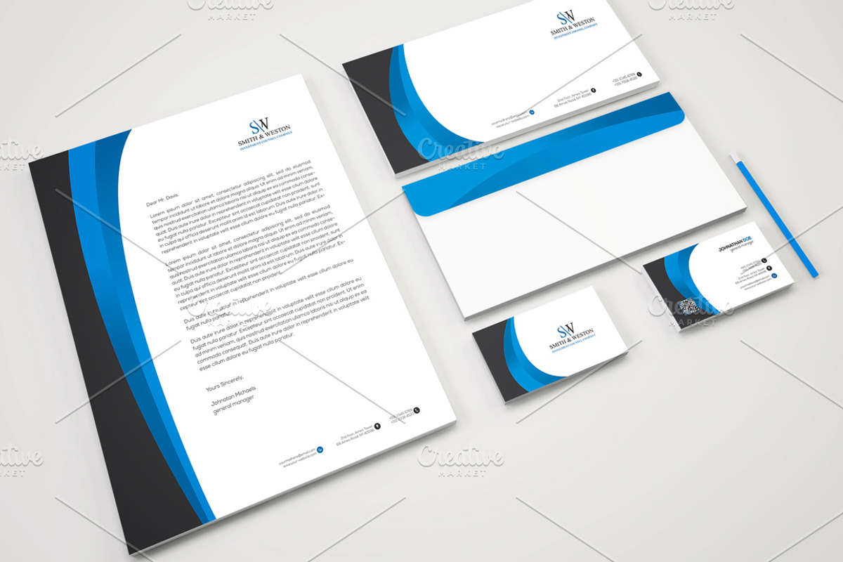 Stationery Pack, a Stationery Template by BettyDesign (Photo 9 of 9)