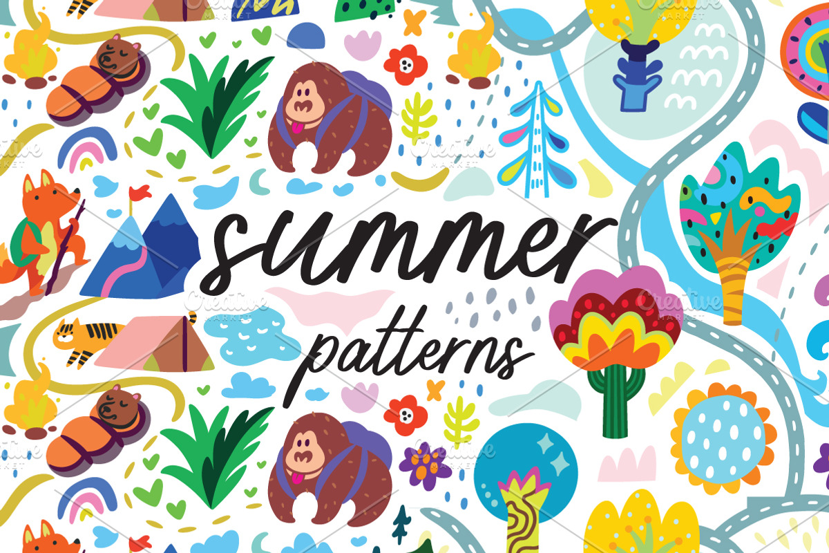 20 Colorful Seamless Patterns, a Pattern Graphic by PenguinHouse (Photo 1 of 13)