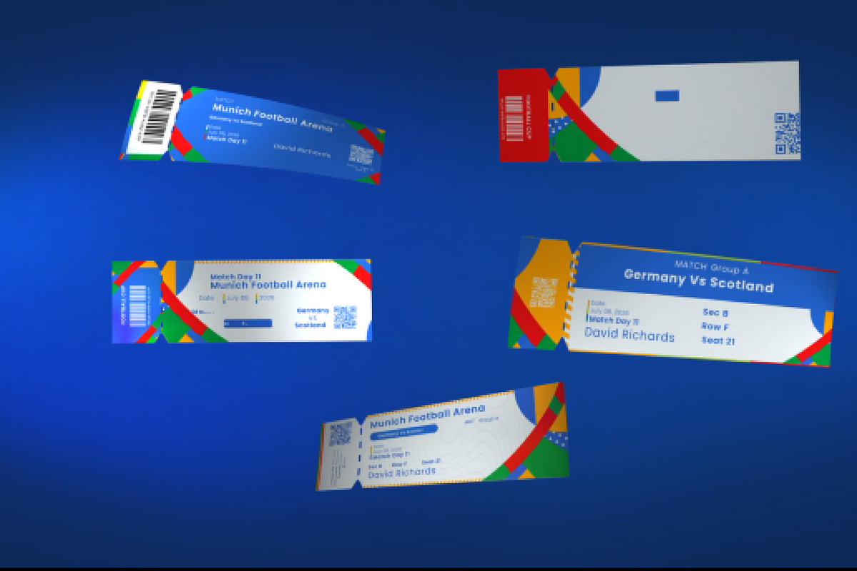 Dynamic Sports Event Ticket, a Social Media Template by Loin Studio (Photo 3 of 3)