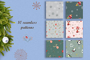 Christmas hand drawn clipart, an Animal Illustration by NataLyaroArt (Thumbnail 8 of 13)