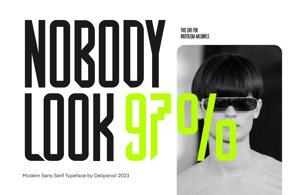 MILENAS - Modern Sans Serif, a Sans Serif Font by delipensil (Photo 4 of 8)
