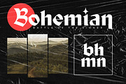 Black Magma Modern Blackletter, a Blackletter Font by Letterhend Studio (Thumbnail 5 of 10)