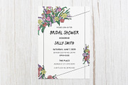 Pastel Floral Bridal Shower Invite, an Invitation Template by PinkHouseCollection (Thumbnail 2 of 4)