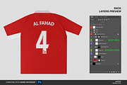 Polo Jersey Mockup, a Shirt Mockup by Irhasalfahad (Thumbnail 5 of 5)