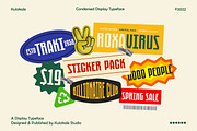Kaerobi Condensed Display Font, a Sans Serif Font by Kulokale (Thumbnail 4 of 10)