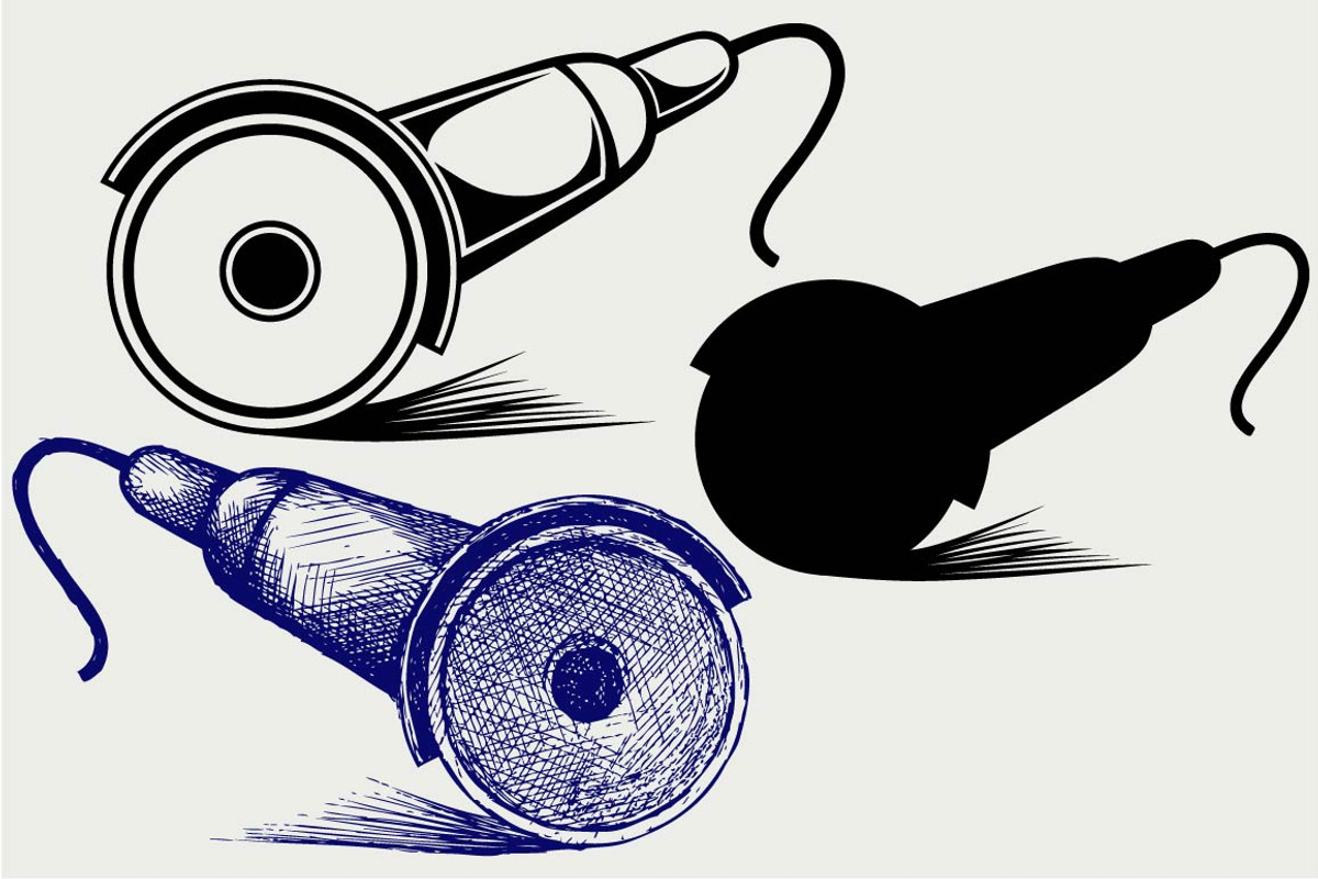 Grinding iron SVG, an Outline Icon by LineworkStock