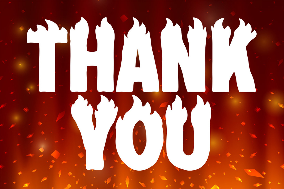 Firefolk - Bold Flame Display Font, a Font by Pekotype (Photo 15 of 15)