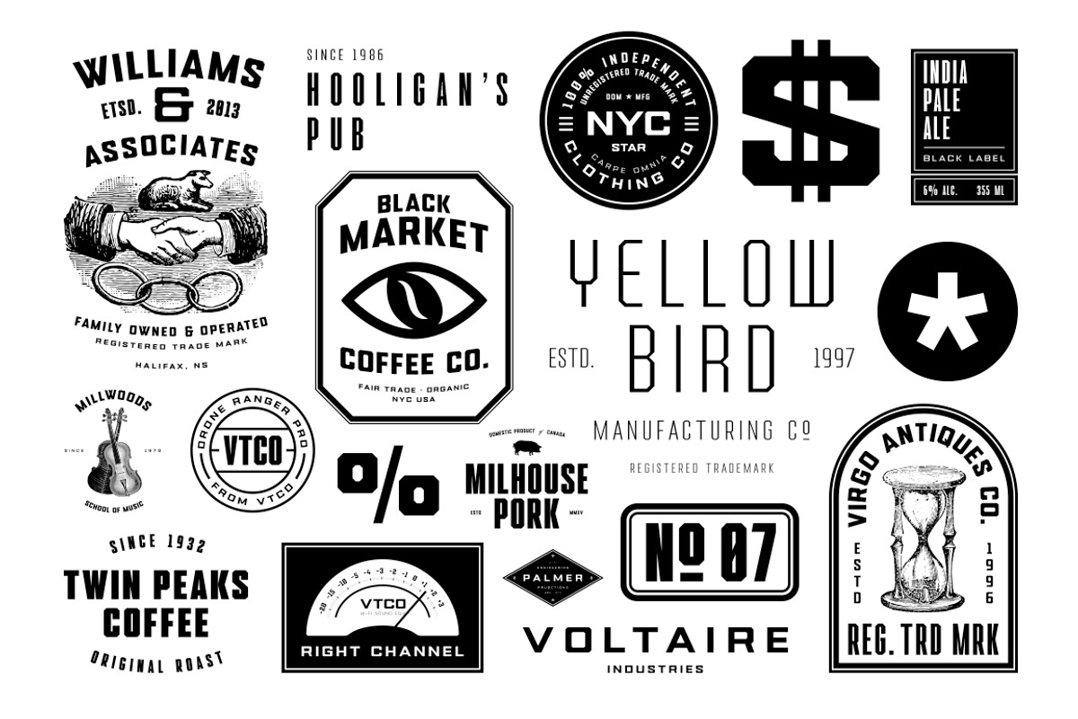 Drone Ranger PRO Font Family preview 4