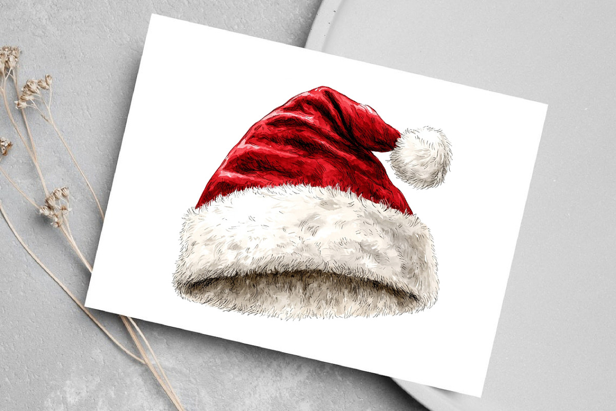 Watercolor Neutral Christmas Clipart, an Illustration by Canvas Craft (Photo 5 of 8)