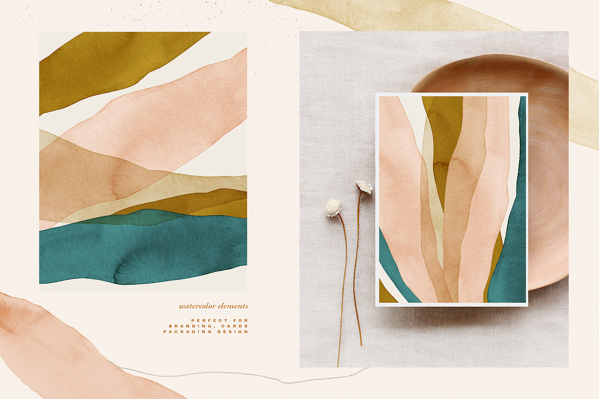Hand-Painted Abstract Watercolor, a Texture Graphic by Basia Stryjecka (Photo 5 of 28)